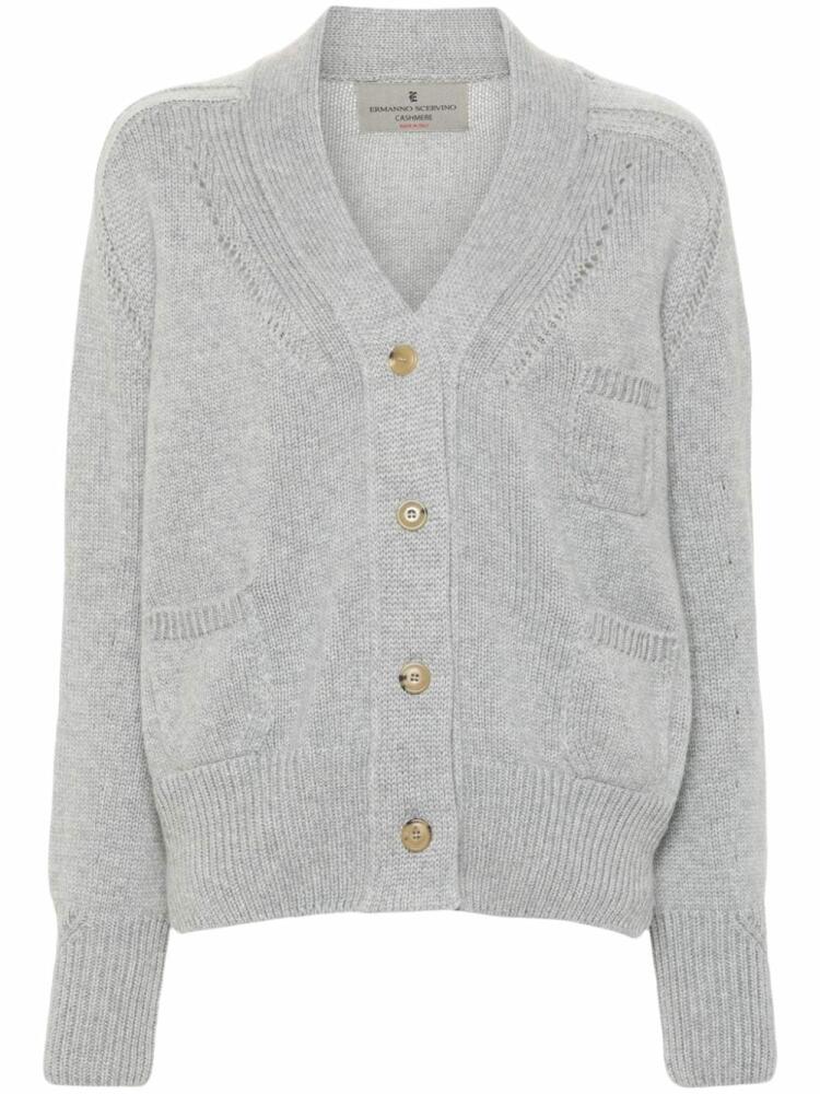 Ermanno Scervino mélange cashmere cardigan - Grey Cover