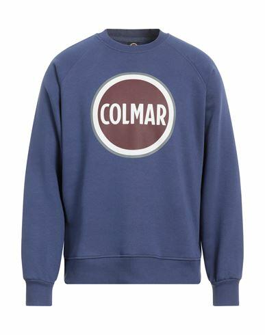 Colmar Man Sweatshirt Blue Cotton, Polyester Cover