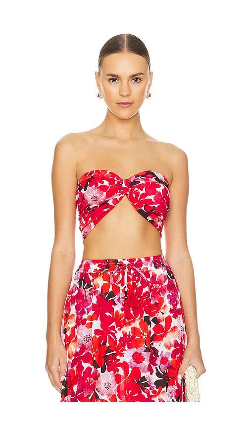 Tiare Hawaii Capri Top in Red Cover