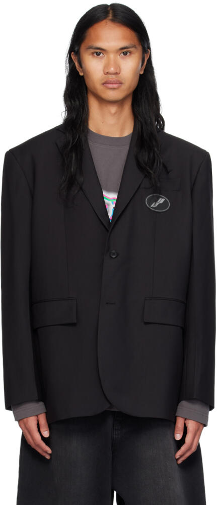 We11done Black Oversized Suit Blazer Cover