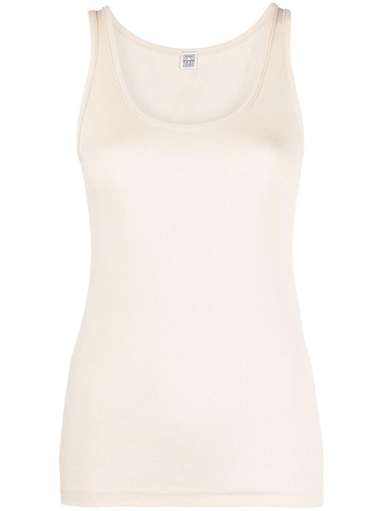 TOTEME Classic ribbed tank top - Neutrals Cover