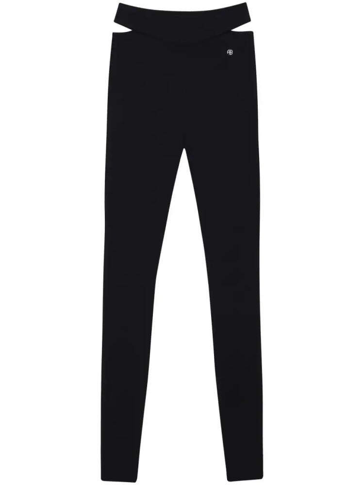 ANINE BING Aimee ribbed leggings - Black Cover