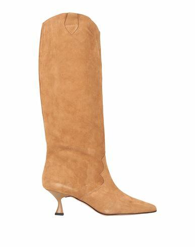 Mychalom Woman Boot Sand Soft Leather Cover