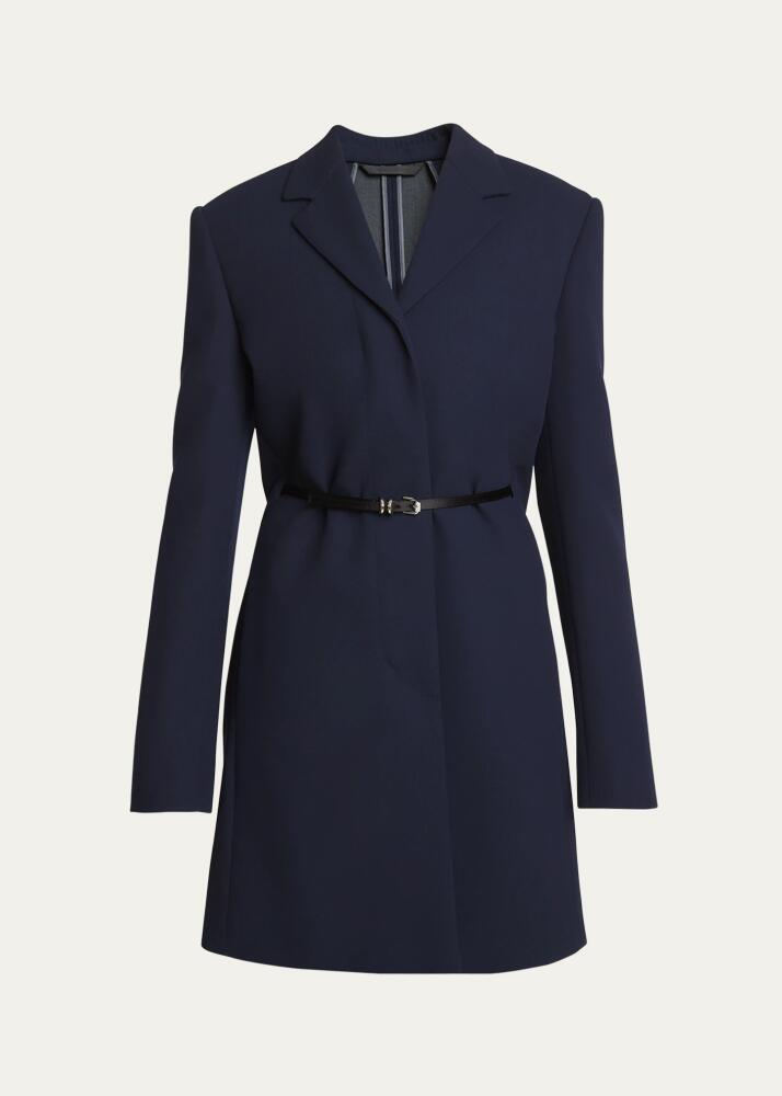 Givenchy Belted Virgin Wool Coat Cover