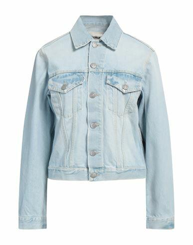 Haikure Woman Denim outerwear Blue Cotton Cover