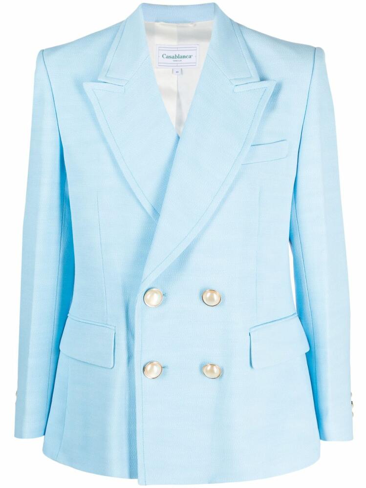 Casablanca tailored double-breasted blazer - Blue Cover