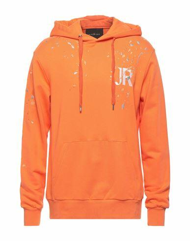 John Richmond Man Sweatshirt Orange Cotton Cover