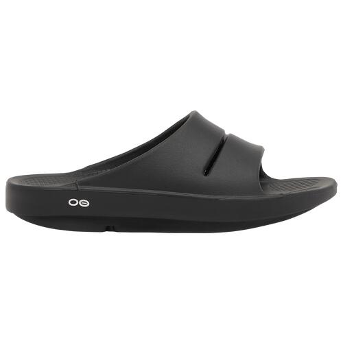 OOFOS OOahh Slides - Mens Shoes Black/Black Cover