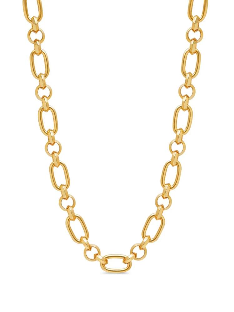 Nialaya Jewelry gold-plated cable-link necklace Cover