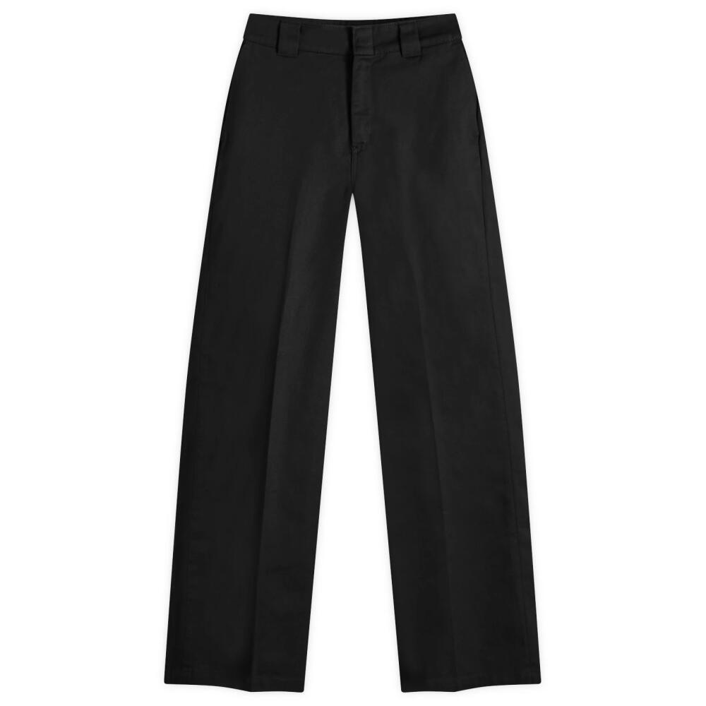 Dickies Women's Wide Leg Pant in Black Cover