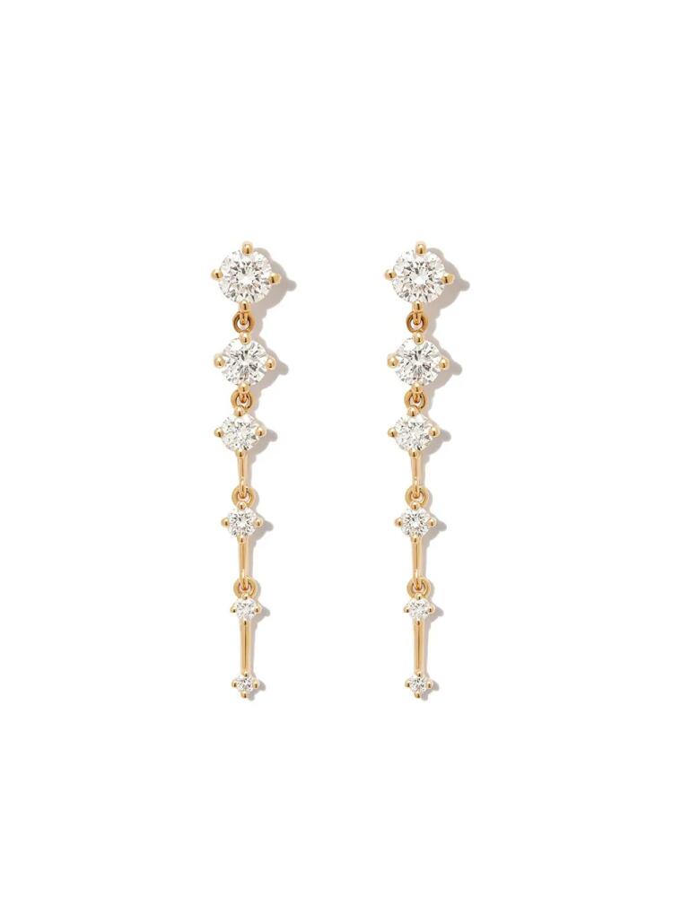 Fernando Jorge 18kt yellow gold Sequence diamond drop earrings Cover