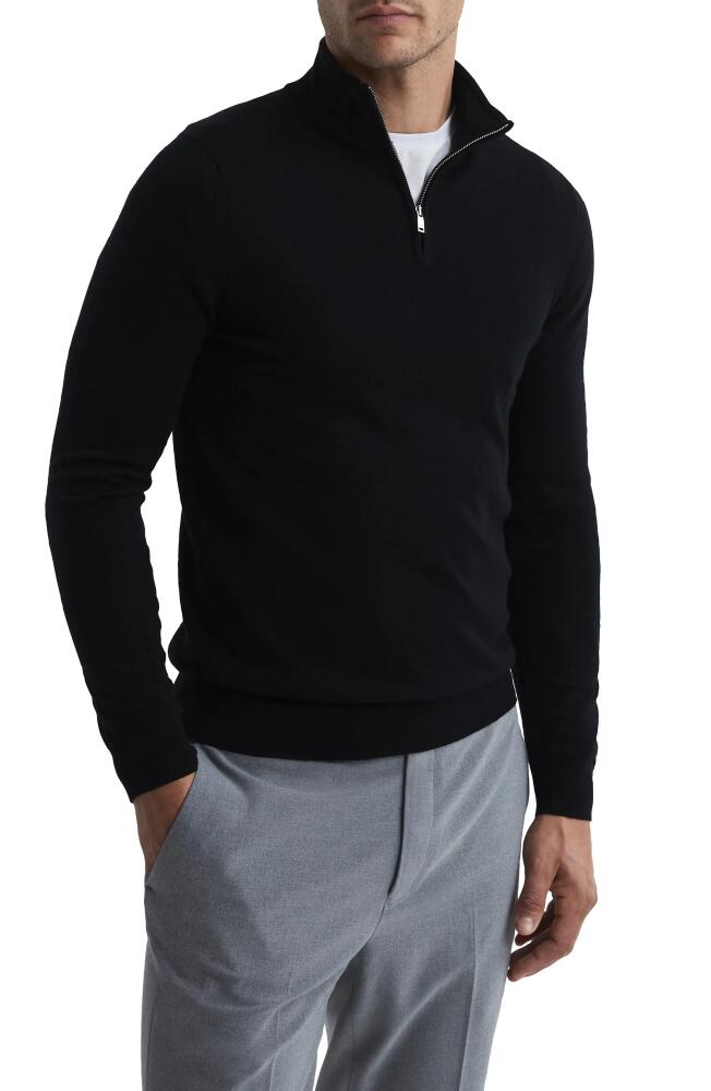 Reiss Blackhall Wool Quarter-Zip Sweater Cover