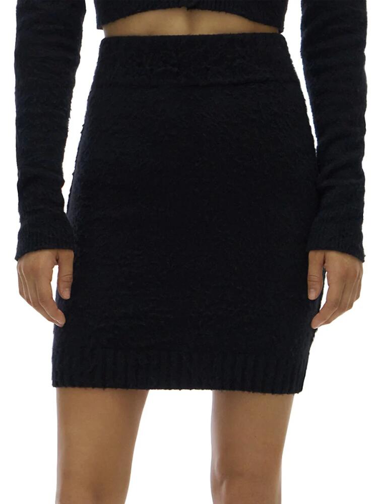 Helmut Lang Women's Brushed Mini Skirt - Black Cover