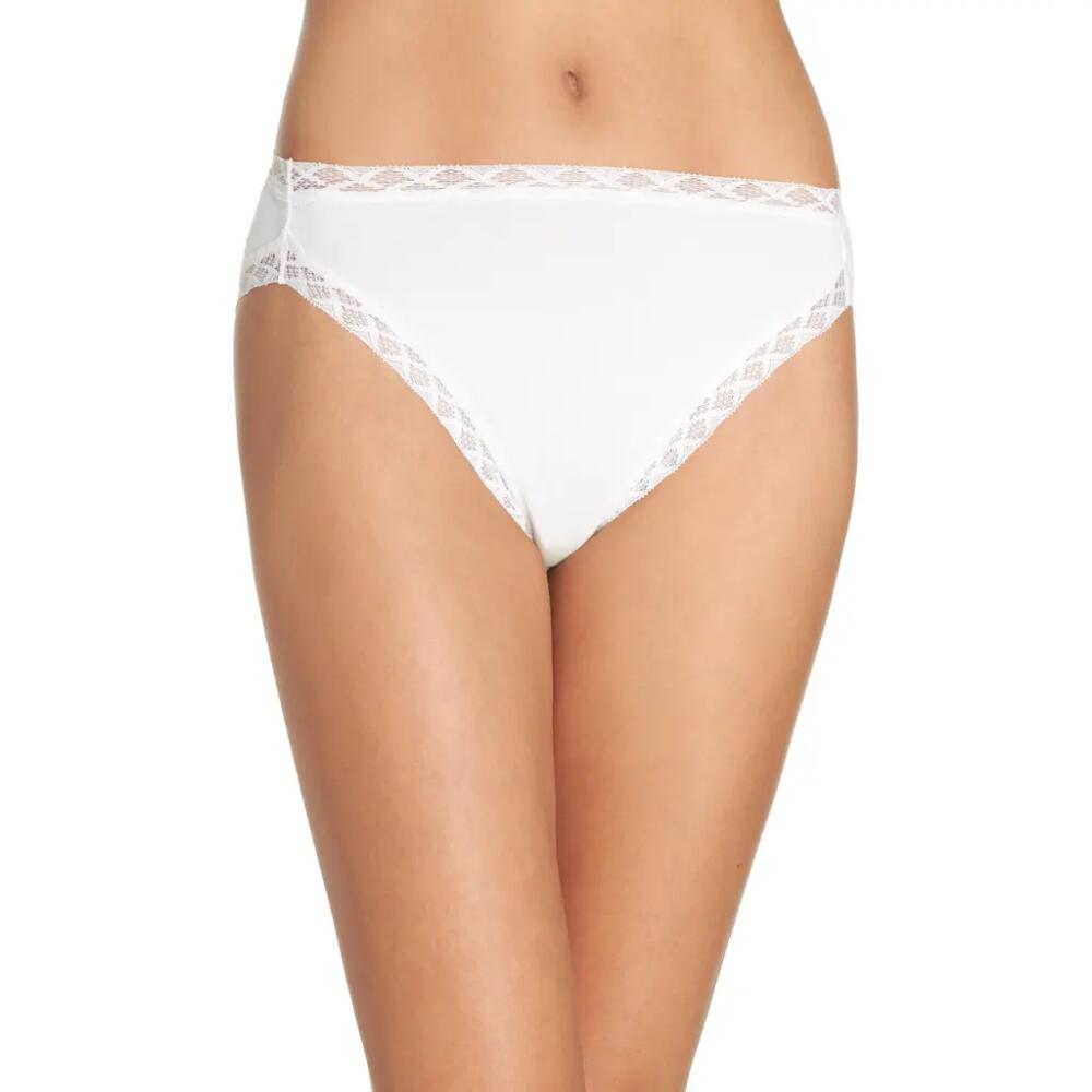 Natori Bliss Cotton French Cut Briefs in Warm White Cover