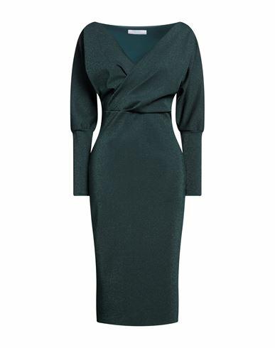 Chiara Boni La Petite Robe Woman Midi dress Dark green Polyamide, Elastane Cover