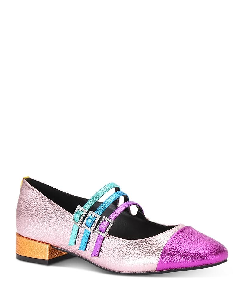 Kurt Geiger London Women's Pierra Multicolor Mary Jane Shoes Cover