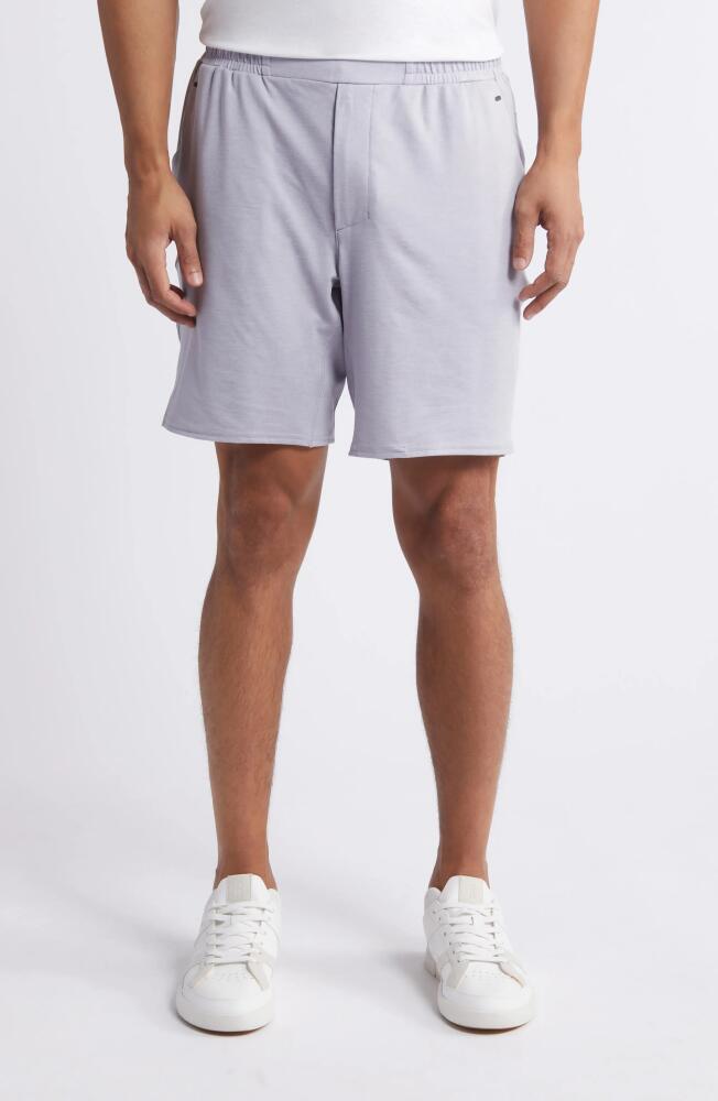 johnnie-O Webb Drawstring Shorts in Seal Cover