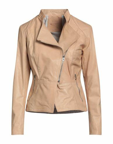 Masterpelle Woman Jacket Beige Soft Leather Cover