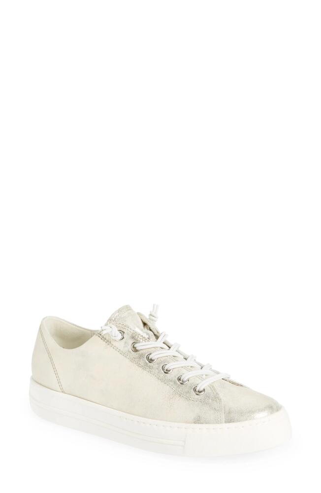 Paul Green Hadley Platform Sneaker in Mineral Metallic Cover