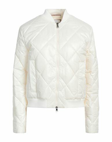 Peserico Easy Woman Jacket Cream Polyamide, Cotton Cover