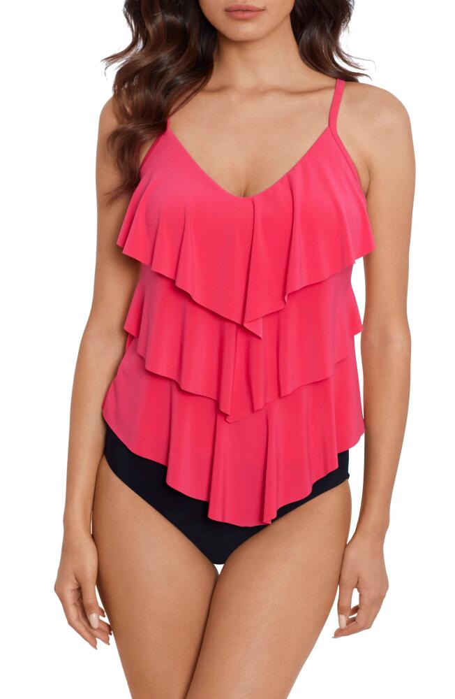 Magicsuit 'Rita' Tankini Top in Coral Rose Cover