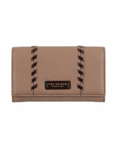 The Bridge Woman Wallet Khaki Leather Cover