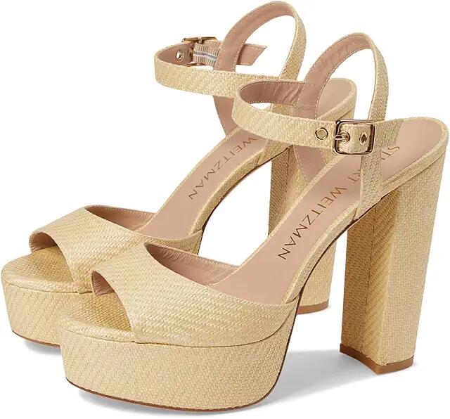 Stuart Weitzman Ryder 95 Platform Sandal (Wheat) Women's Shoes Cover