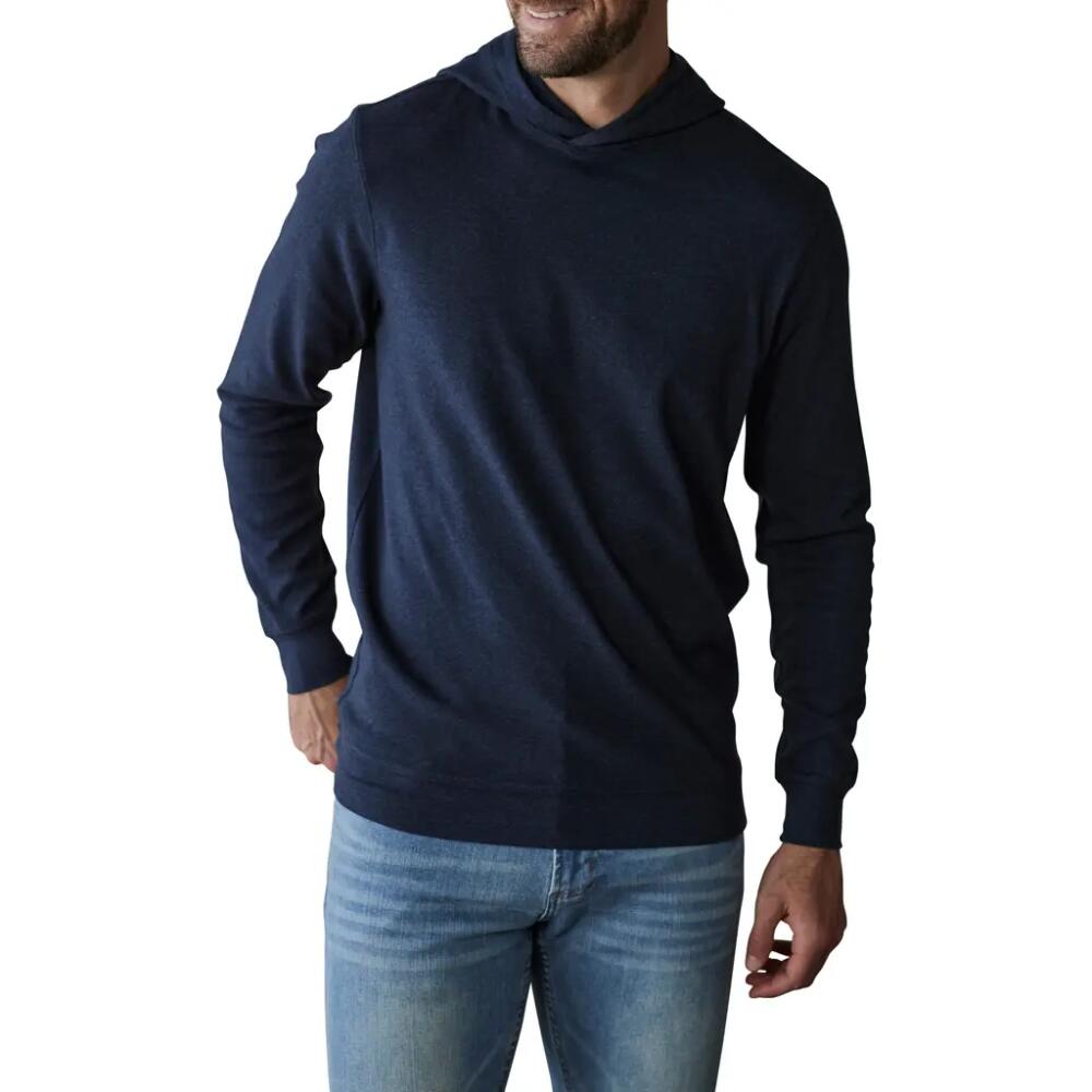 The Normal Brand Puremeso Essential Hoodie in Navy Cover