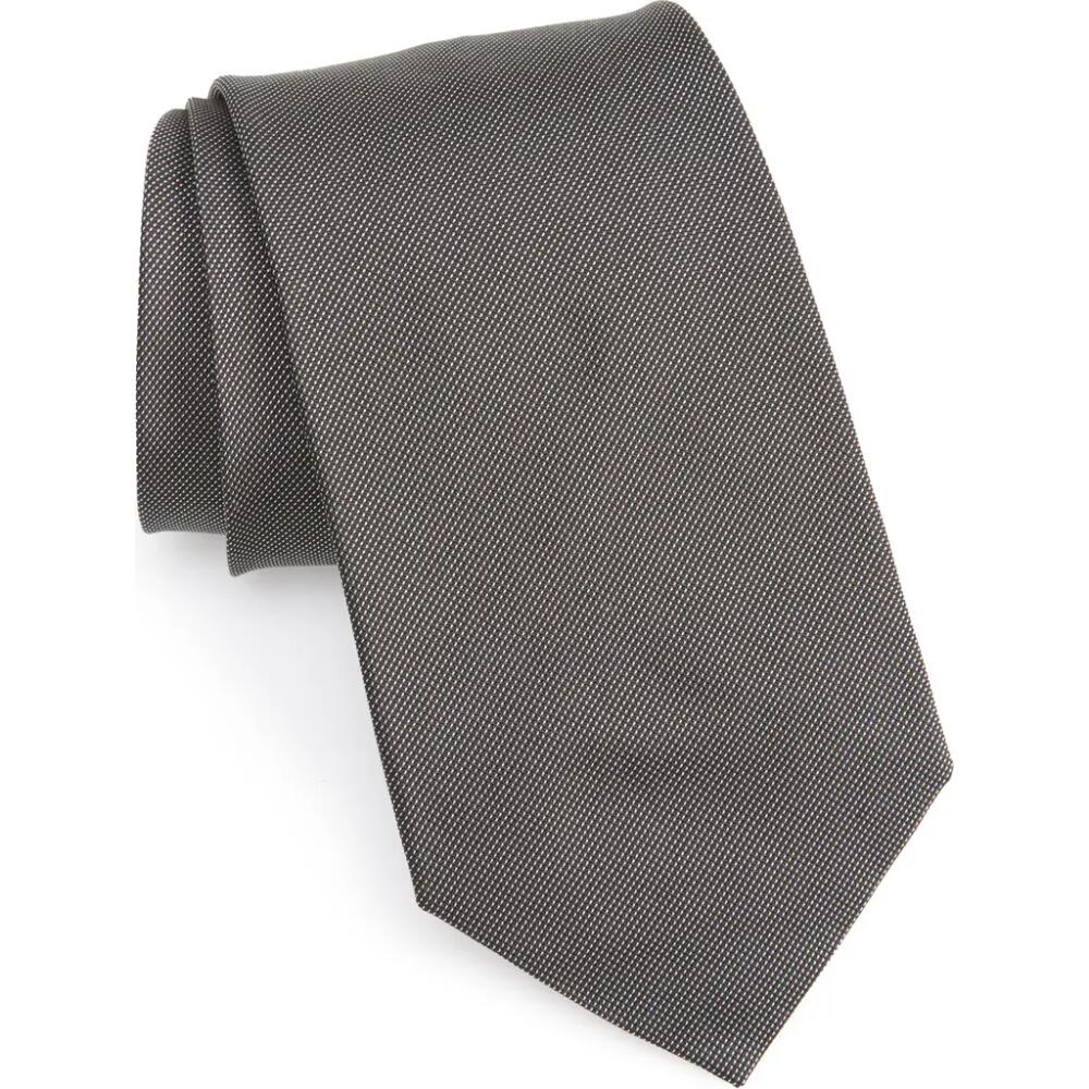 Ralph Lauren Purple Label Bond St. Solid Silk Tie in Black Cover