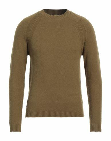 Blauer Man Sweater Military green Acrylic, Polyamide, Polyester, Wool Cover