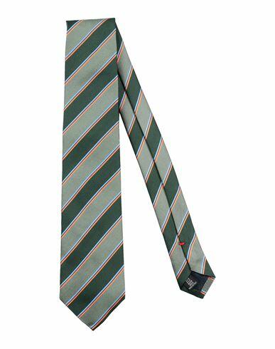 Fiorio Man Ties & bow ties Green Silk Cover