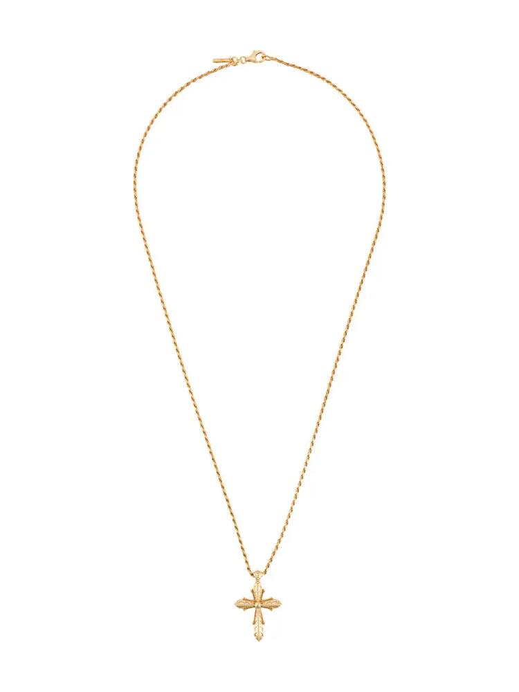 Emanuele Bicocchi cross pendant necklace - Gold Cover