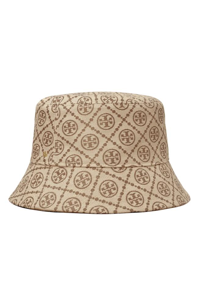 Tory Burch T Monogram Bucket Hat in Hazel Cover