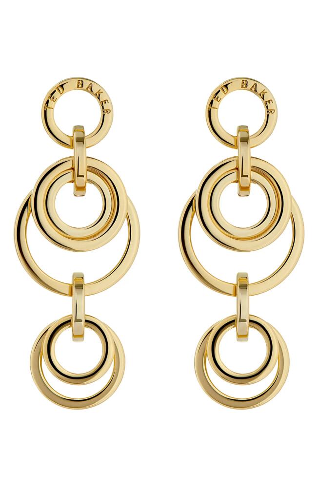 Ted Baker London Huliet Drop Earrings in Gold Tone Cover