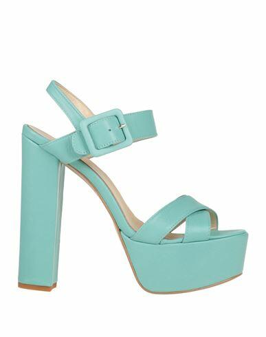 Islo Isabella Lorusso Woman Sandals Sky blue Soft Leather Cover