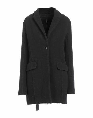 Masnada Woman Blazer Black Virgin Wool, Cotton, Polyamide Cover