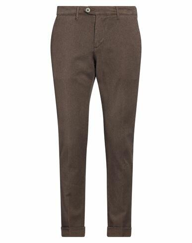 0/zero Construction Man Pants Brown Cotton, Polyester, Elastane Cover