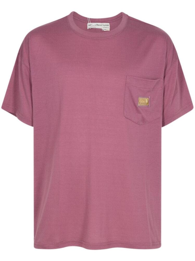 Advisory Board Crystals lightweight pocket T-shirt - Pink Cover