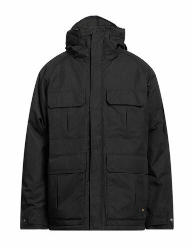 Carhartt Man Jacket Black Cotton, Nylon Cover