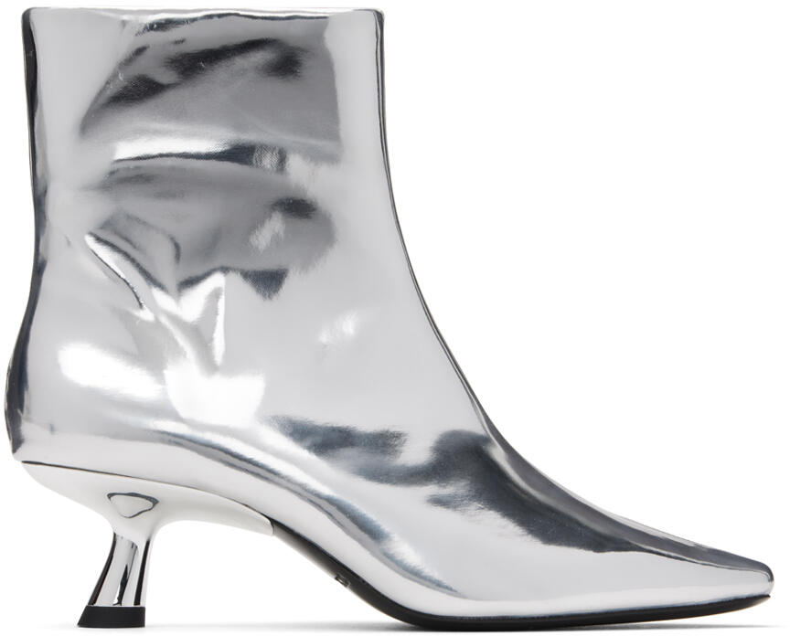 SIMONMILLER Silver Chrome Kuki Boots Cover