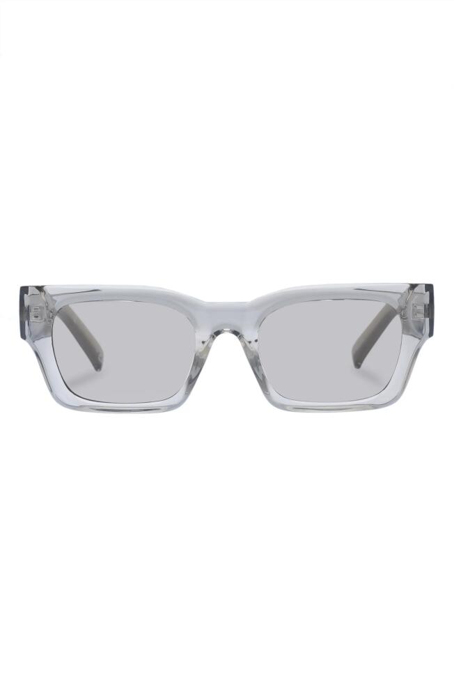 Le Specs Shmood 52mm Rectangular Sunglasses in Eucalyptus Cover