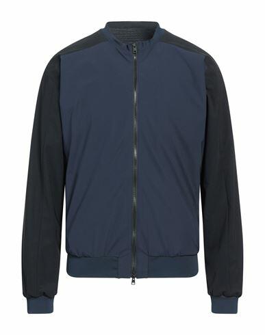 Brian Dales Man Jacket Midnight blue Polyamide, Elastane Cover