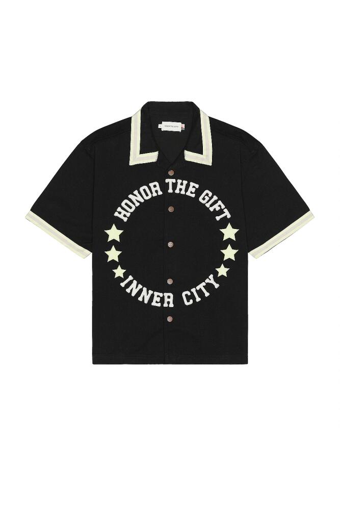 Honor The Gift A-Spring Tradition Snap Up Shirt in Black Cover