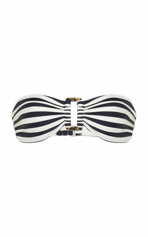 Anemos - Exclusive Bandeau Bikini Top - Stripe Cover