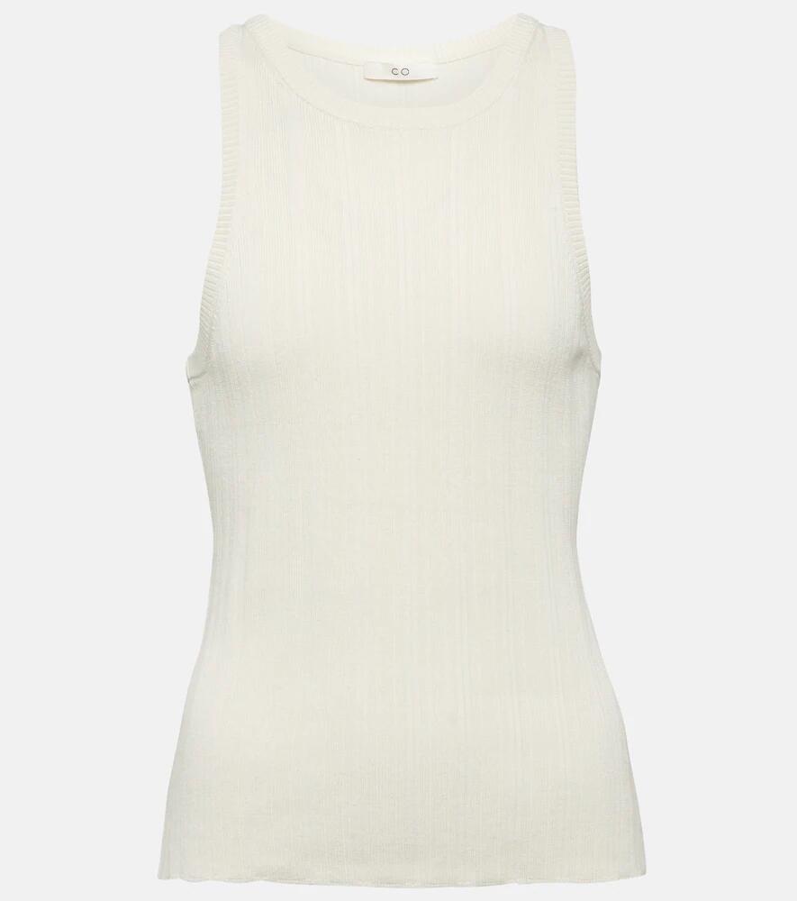 CO Ribbed silk tank top Cover