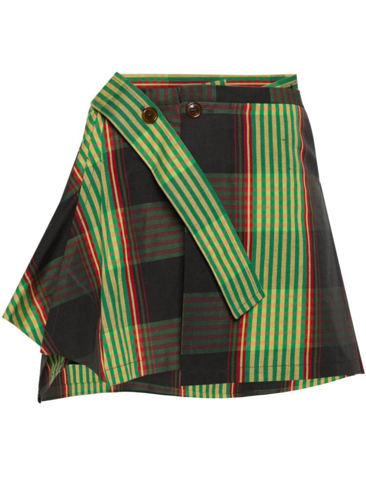 Vivienne Westwood Meghan tartan mini skirt - Green Cover