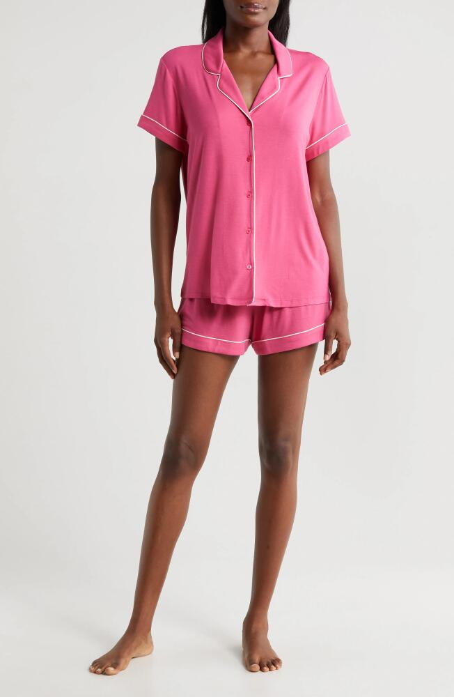 Nordstrom Moonlight Short Pajamas in Pink Carmine Cover