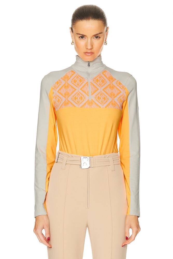 BOGNER Elvira Top in Orange Cover