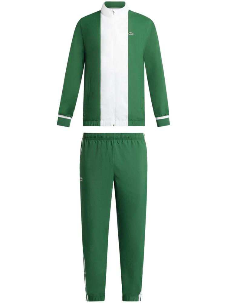 Lacoste recycled polyester tracksuit set - Green Cover