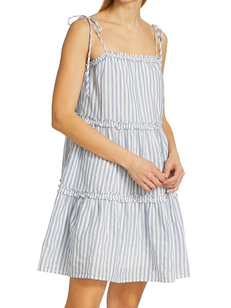 Rails Women's Caralyn Striped Mini A-Line Dress - Blue Multicolor Cover